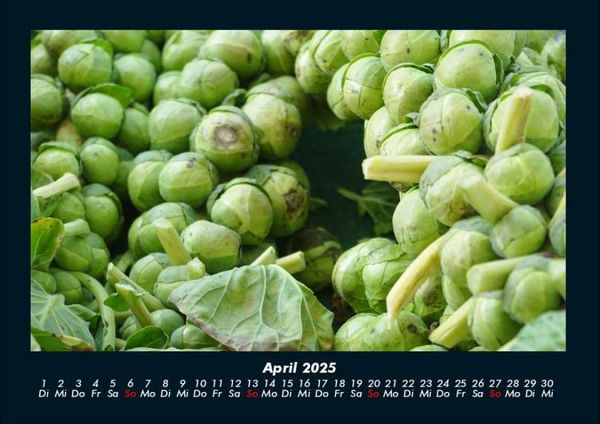 Produktbild: Gem&uuml;sekalender 2025 Fotokalender DIN A4