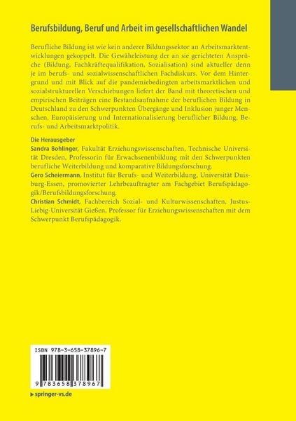 Produktbild: Berufsbildung, Beruf und Arbeit im gesellschaftlichen Wandel