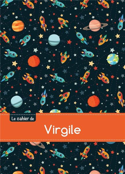 Produktbild: Cahier virgile blanc,96p,a5 espace