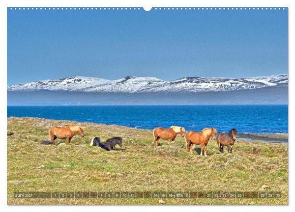 Produktbild: Island - Landschaften, Natur und Licht (Wandkalender 2027 DIN A2 quer), CALVENDO Monatskalender