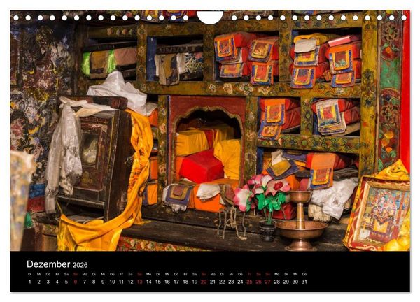 Produktbild: Buddhismus im Himalaya (Wandkalender 2026 DIN A4 quer), CALVENDO Monatskalender