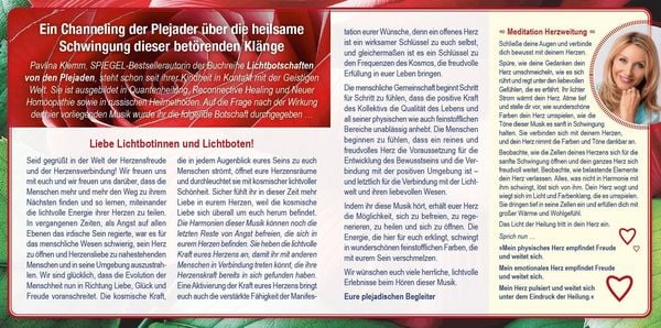 Produktbild: HERZ&Ouml;FFNUNG [Solfeggio Heilmusik 639 Hertz]: Mit Anleitungen von Pavlina Klemm im Booklet
