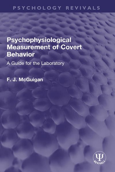 Produktbild: Psychophysiological Measurement of Covert Behavior