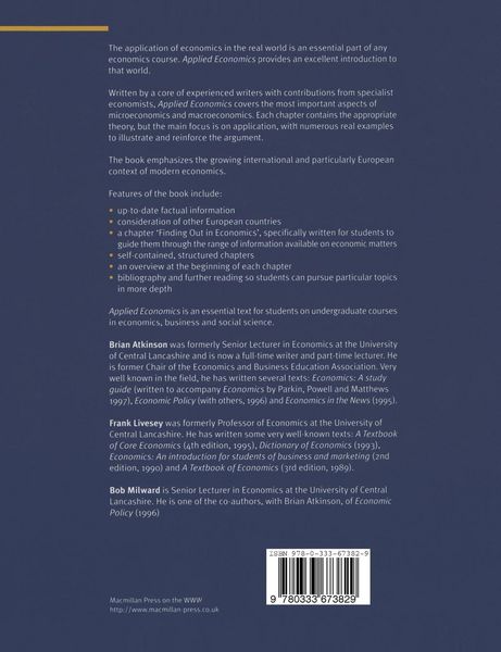 Produktbild: Applied Economics