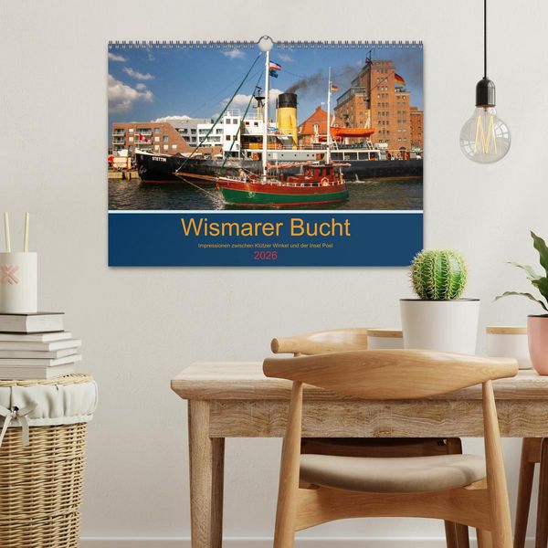 Produktbild: Wismarer Bucht - Impressionen zwischen Kl&uuml;tzer Winkel und der Insel Poel (Wandkalender 2026 DIN A3 quer), CALVENDO Monatskalender