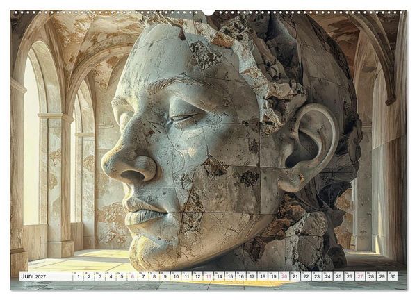 Produktbild: Anima Architectura, der Geist der Steine (hochwertiger Premium Wandkalender 2027 DIN A2 quer), Kunstdruck in Hochglanz
