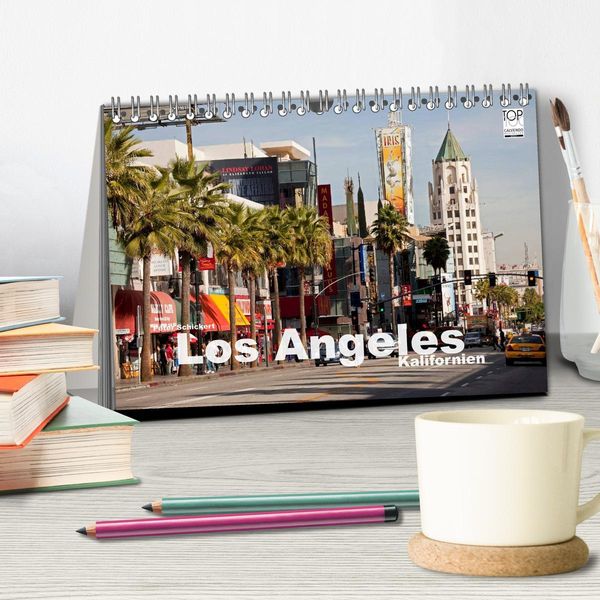 Produktbild: Los Angeles - Kalifornien (Tischkalender 2026 DIN A5 quer), CALVENDO Monatskalender