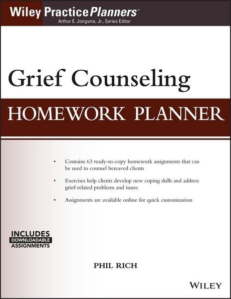 Produktbild: Grief Counseling Homework Planner