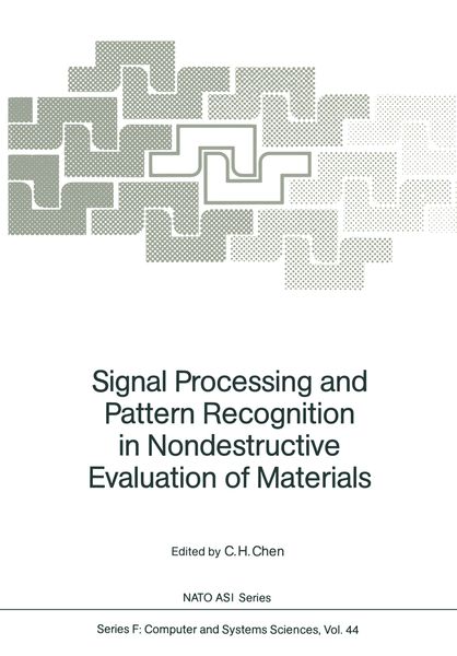 Produktbild: Signal Processing and Pattern Recognition in Nondestructive Evaluation of Materials
