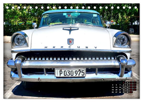 Produktbild: MERCURY '55 (Tischkalender 2026 DIN A5 quer), CALVENDO Monatskalender