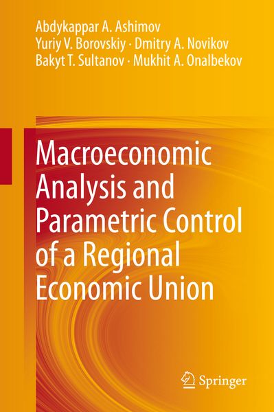 Produktbild: Macroeconomic Analysis and Parametric Control of a Regional Economic Union