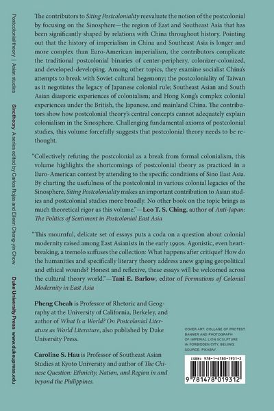 Produktbild: Siting Postcoloniality