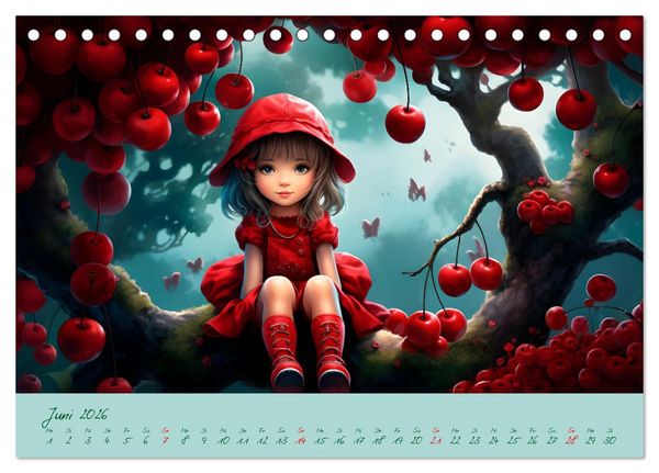 Produktbild: Magie der Kindheit (Tischkalender 2026 DIN A5 quer), CALVENDO Monatskalender