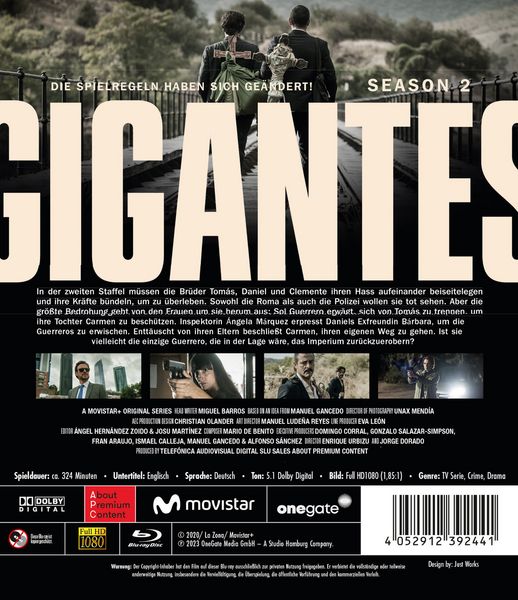 Produktbild: Gigantes - Season 2 [2 BRs]