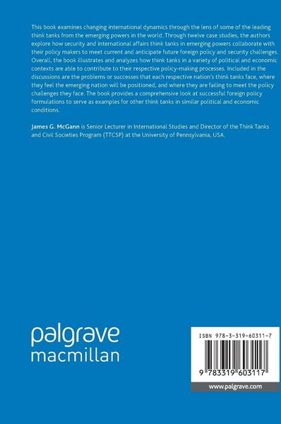 Produktbild: Think Tanks, Foreign Policy and the Emerging Powers