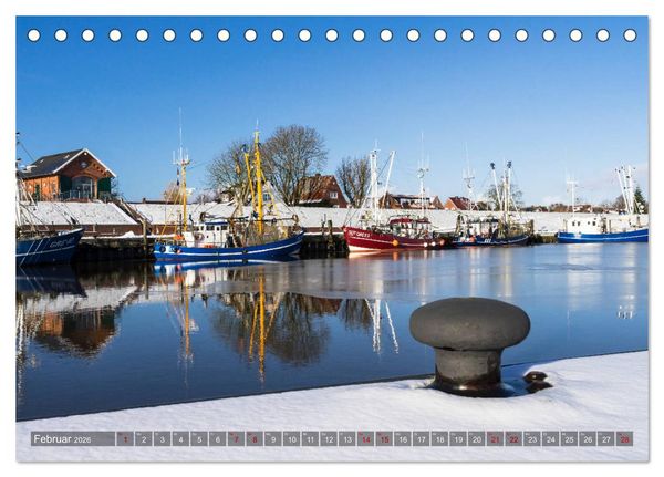 Produktbild: KRUMMH&Ouml;RN Achtzehn Warfend&ouml;rfer plus ein Fischerdorf (Tischkalender 2026 DIN A5 quer), CALVENDO Monatskalender