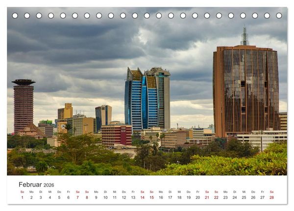 Produktbild: Kenia - Eine Entdeckungsreise durch das Land im Osten Afrikas (Tischkalender 2026 DIN A5 quer), CALVENDO Monatskalender