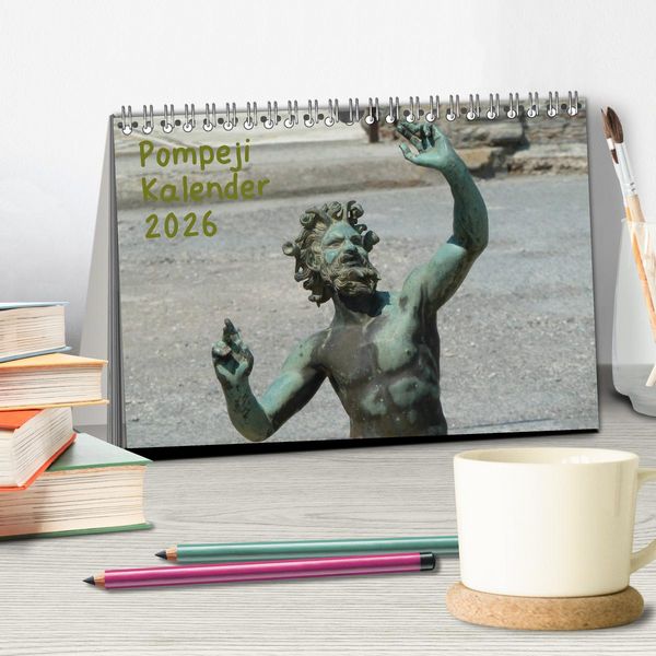 Produktbild: Pompeji-Kalender (Tischkalender 2026 DIN A5 quer), CALVENDO Monatskalender