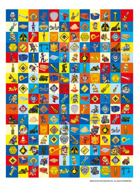 Produktbild: Rubble & Crew: 1001 Sticker: Stickern &ndash; R&auml;tseln &ndash; Ausmalen