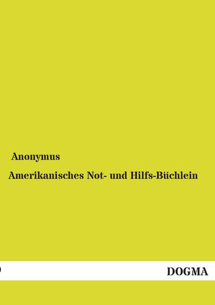 Produktbild: Amerikanisches Not- und Hilfs-B&uuml;chlein