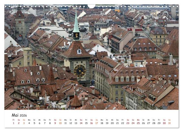 Produktbild: Bern... / Sehen und Erleben / Fotografischer Stadtrundgang (Wandkalender 2026 DIN A3 quer), CALVENDO Monatskalender