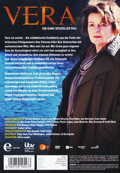Produktbild: Vera - Ein ganz spezieller Fall/Staffel 2 [4 DVDs]