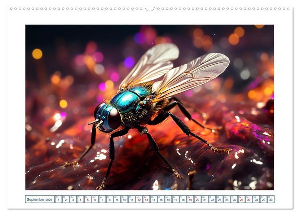 Produktbild: Magische Insekten (hochwertiger Premium Wandkalender 2026 DIN A2 quer), Kunstdruck in Hochglanz