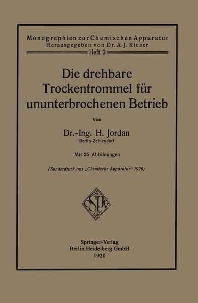 Produktbild: Die drehbare Trockentrommel für ununterbrochenen Betrieb