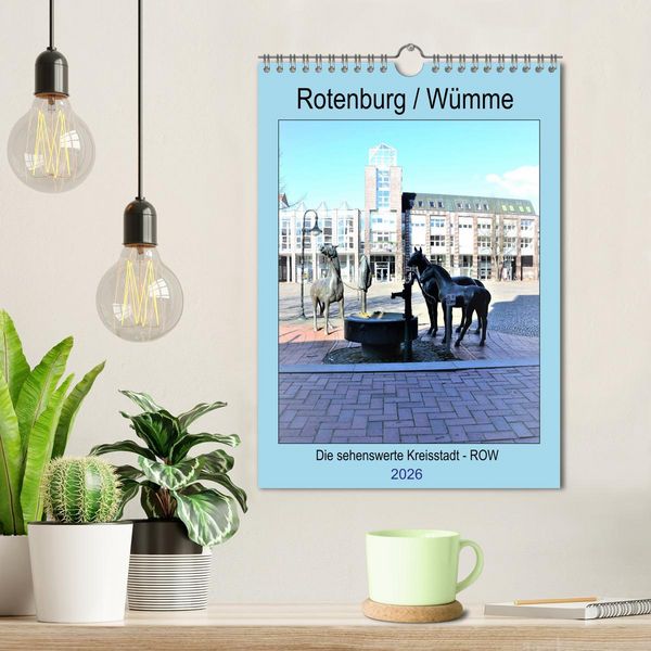 Produktbild: Rotenburg / W&uuml;mme - 2026 (Wandkalender 2026 DIN A4 hoch), CALVENDO Monatskalender