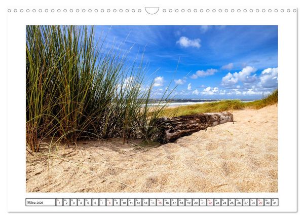 Produktbild: Sylt - Strandspaziergang (Wandkalender 2026 DIN A3 quer), CALVENDO Monatskalender