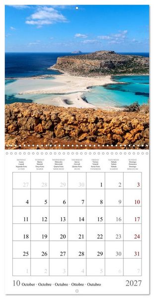 Produktbild: Europe's finest travel spots - Island Edition (Wall Calendar 2027 12 &times; 12 Inch) CALVENDO 12 Month Wall Calendar