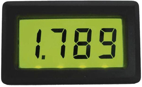 Beckmann & Egle EX3071 LCD-Panelmeter 199.9V beleuchtet, Messbereich 0 - 199.9 V/DC