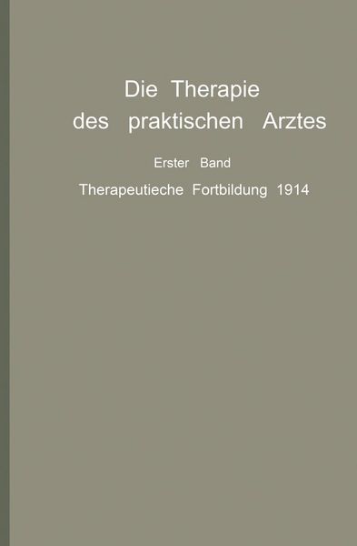 Produktbild: Die Therapie des praktischen Arztes