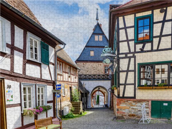 Produktbild: CALVENDO Puzzle Ein Motiv aus dem Kalender Oberursel Impressionen | 1000 Teile Lege-Gr&ouml;&szlig;e 64x48cm Foto-Puzzle f&uuml;r gl&uuml;ckliche Stunden
