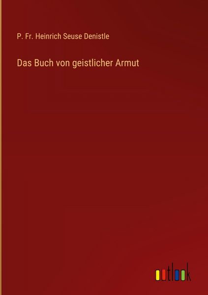 Produktbild: Das Buch von geistlicher Armut
