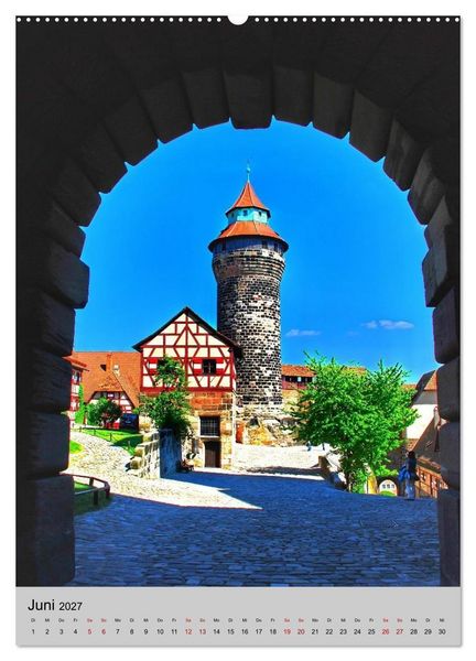 Produktbild: N&Uuml;RNBERG. Du bist so sch&ouml;n (hochwertiger Premium Wandkalender 2027 DIN A2 hoch), Kunstdruck in Hochglanz