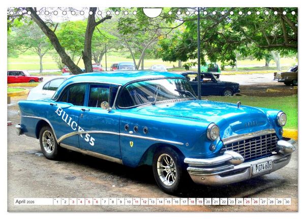 Produktbild: BUICK '55 - Mit 70 unterwegs in Kuba (Wandkalender 2026 DIN A4 quer), CALVENDO Monatskalender