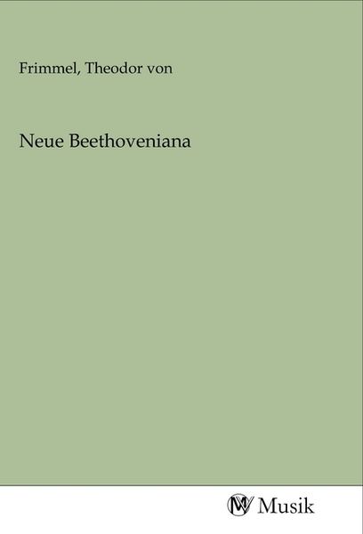 Produktbild: Neue Beethoveniana