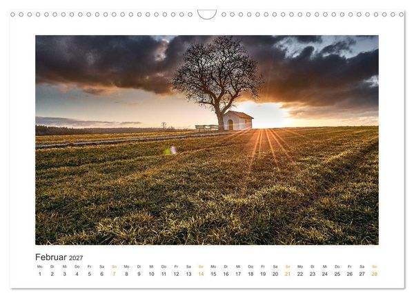 Produktbild: Landschaften des Altm&uuml;hltals (Wandkalender 2027 DIN A3 quer), CALVENDO Monatskalender