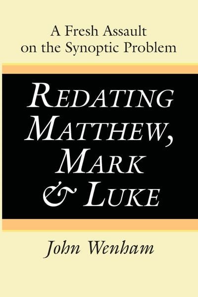 Produktbild: Redating Matthew, Mark and Luke