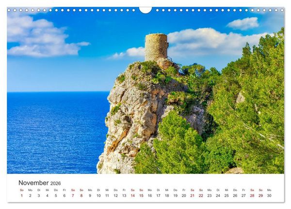 Produktbild: Mallorca Traumhafte Insel (Wandkalender 2026 DIN A3 quer), CALVENDO Monatskalender