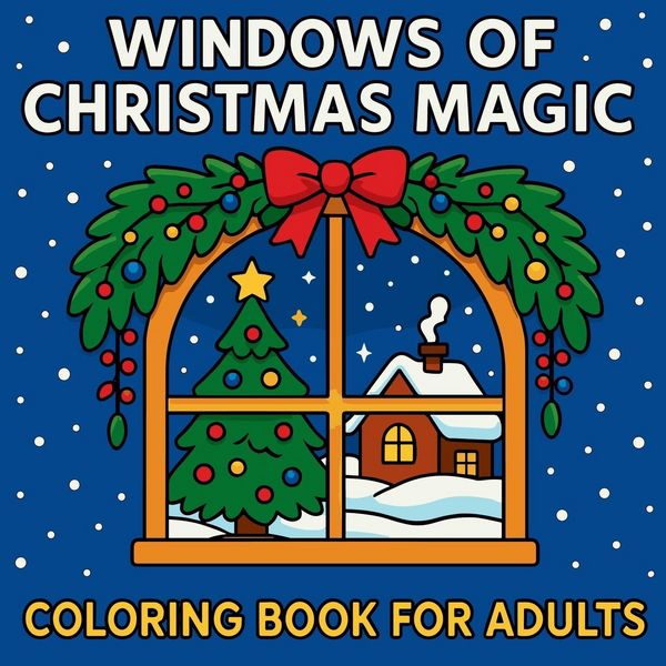 Produktbild: Windows of Christmas Magic - Coloring Book
