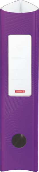 Produktbild: Brunnen Ordner &bdquo;WAVE&ldquo; Colour Code &brvbar; A4, 70 mm, Hebelmechanik mit gummiertem Griff, purple