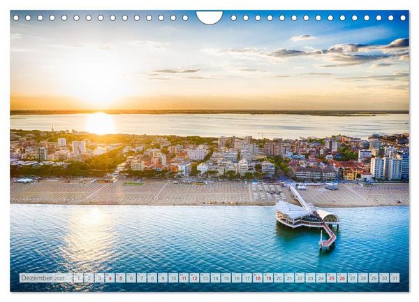 Produktbild: Lignano in Italien. Sommer Strand und Meer (Wandkalender 2027 DIN A4 quer), CALVENDO Monatskalender