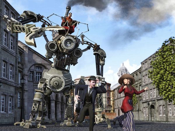 Produktbild: CALVENDO Puzzle Mechgigant | 1000 Teile Lege-Gr&ouml;&szlig;e 64x48cm Foto-Puzzle f&uuml;r gl&uuml;ckliche Stunden