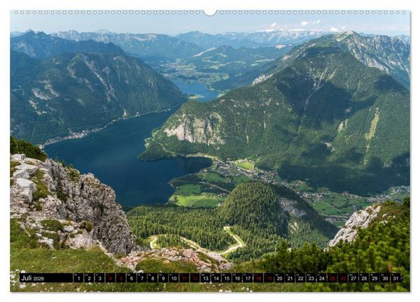 Produktbild: Welterberegion Hallstatt Dachstein (hochwertiger Premium Wandkalender 2026 DIN A2 quer), Kunstdruck in Hochglanz