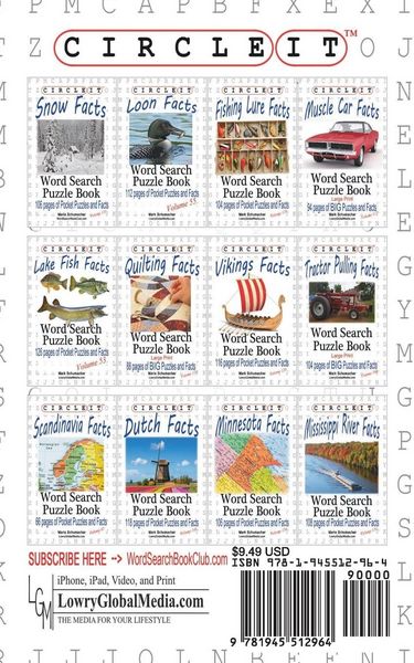 Produktbild: Circle It, Mississippi River Facts, Word Search, Puzzle Book