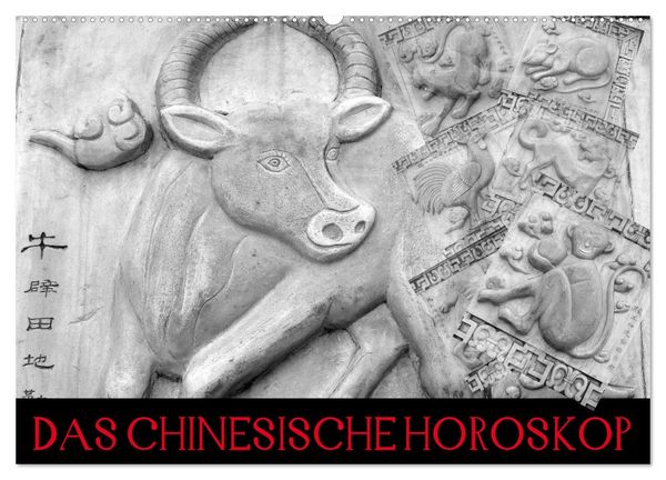 Produktbild: Das Chinesische Horoskop / Geburtstagskalender (Wandkalender 2026 DIN A2 quer), CALVENDO Monatskalender