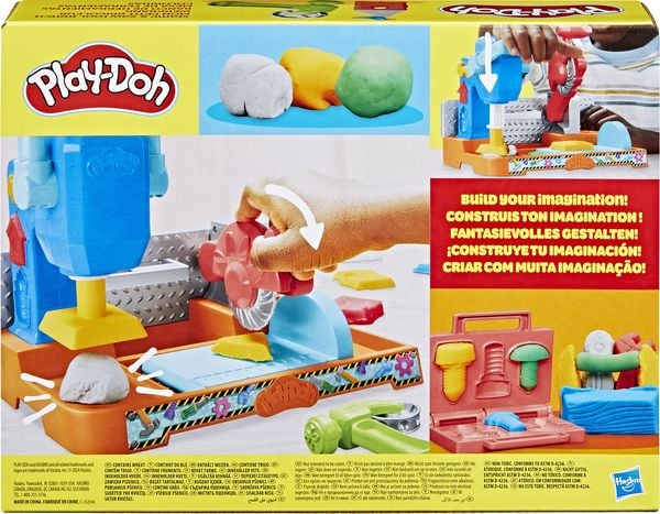 Produktbild: Hasbro F91415L0 - Play-Doh Werkbank, Kreativ-Spielset, Knete
