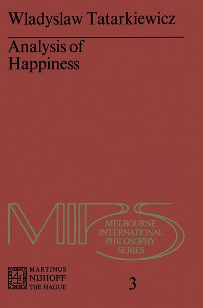 Produktbild: Analysis of Happiness
